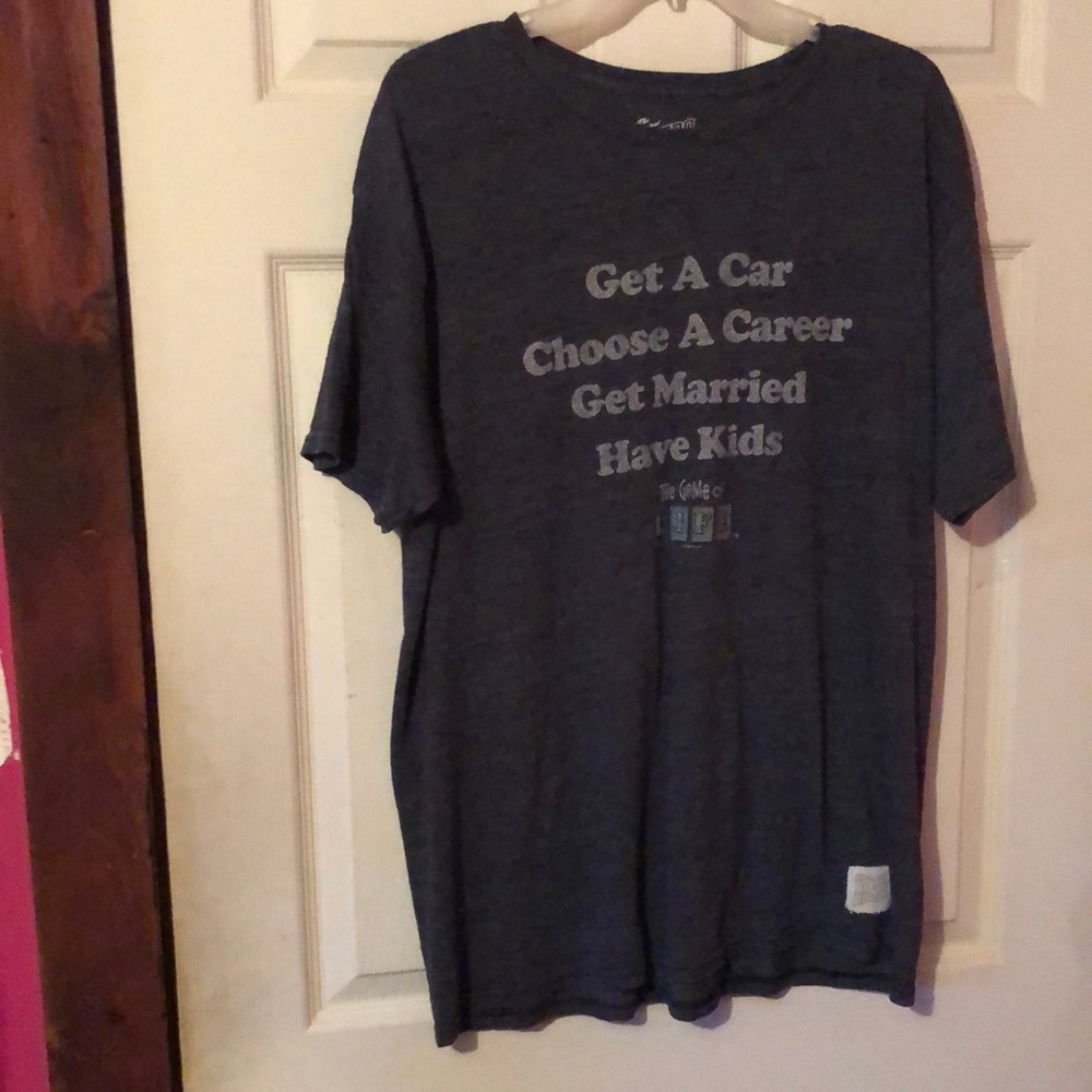Game of Life Gray T-Shirt Mens XL The Original Retro Brand